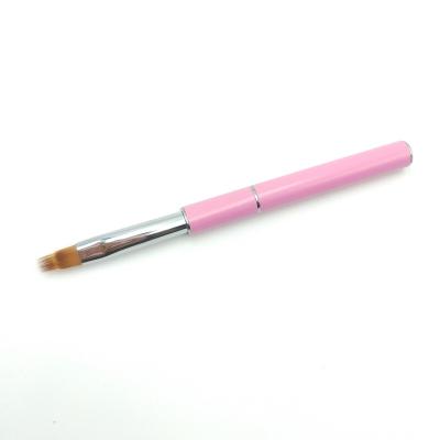 China Luxury High Quality Nylon Pink Nail 14Mm Art Fader Ombre Brush Exquisite Design 8Mm Gel Air Brush for sale