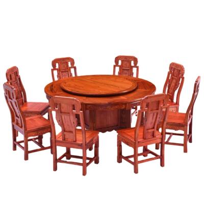 China Other classic high quality luxury solid wood dining table sets for sale