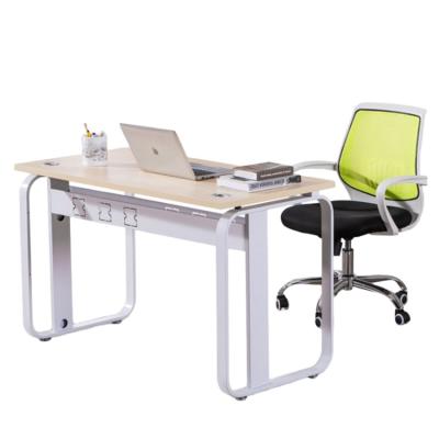 China Custom made high quality modern style metal frame wooden desk for sale