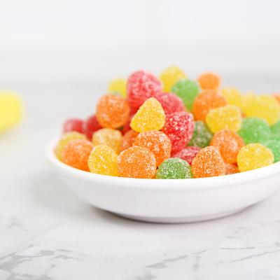 China Ready to be served High Quality Cube Shape Jelly Candy Gummy Sour Sweet Mix Fruity Gummy Halal Soft Candy for sale