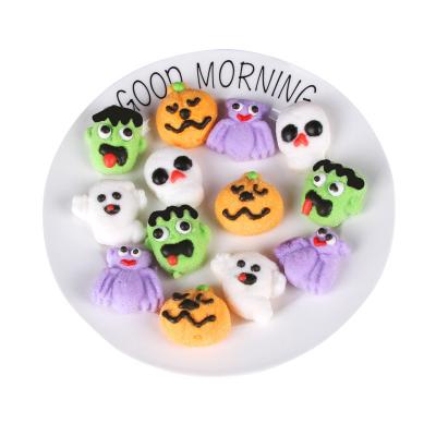 China Ready to be served Monster Marshmallow Soft Candies Halloween Scary Cotton Candy for sale