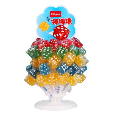 China Ready to be served Chinese Bulk Candies Wholesale Mushroom Hard Dice Lollipops Candy for sale