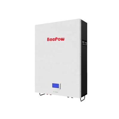 China Beepow 48V 200Ah Lifepo4 Solar Batteries Household Energy Storage System 10Kw Powerwall Lithium Battery Solar Storage 51.2V 100Ah for sale