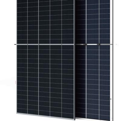 China Beepow 108Half Cells 410w Monocrystalline Glass Dual Bificial Solar Panels 410w For Home 182mmx91mm for sale