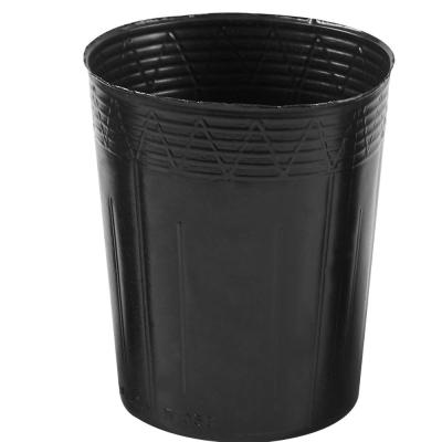 China CLASSIC 90 Black Plastic Garden Plant Flower Nutrition Pots for sale