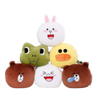 China Hand Warmer Super Soft Cartoon Pillow Cushion Stuffed Animal Toy For Hand Warmer for sale