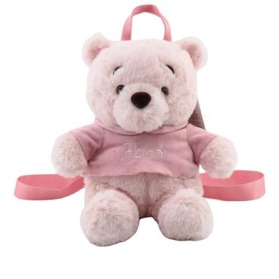 China High Quality Teddy Bear And Pig Piglet School Bag Plush Toy for sale