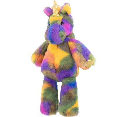 China Custom 35cm Factory Custom 35cm Bear Plush Toy Colorful Unicorn Rabbit Plush Animal Soft Toy Easter Gift for sale