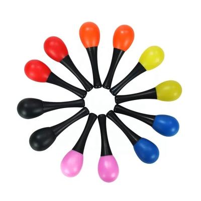 China Colorful maracas plastic instrument musical customs percussion toy origin all kinds of maracas for sale