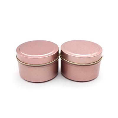 China Recycled Materials Manufacturer Quality Assurance Gift Tins Metal Cookie Tin Box Wholesale Candle Packaging Tin Cans for sale