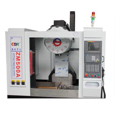 China Fast Speed ​​High Precision CNC Vertical Drilling Milling Machine Center 12 Tap Spindle Optional ZM-500A M12*3*120 for sale