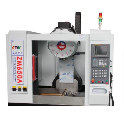 China DK650A 4th axis cheap center milling machine cnc machine china sale rotary table with auto tool changed for sale