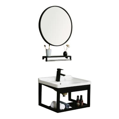 China Modern Bathroom Furniture Bathroom Vanity Wall Hung Aluminum Basin Bracket for sale