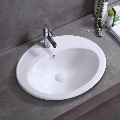 China Modern Counter Top Wash Basin Oval Sink Bathroom Sink Cupc Under Counter Basin for sale