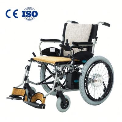 China Hot Selling Dubai Electric Wheelchair Handbike Electric Wheelchair Alumminum Alloy Electric Wheelchair for sale