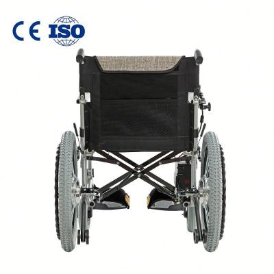 China Alumminum Alloy Professional Wheelchair Electric Power Wheelchair For Disabled Electric Folding Wheelchair for sale