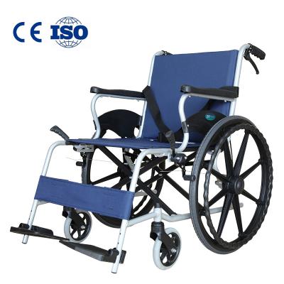 China Hot Selling Cheapest Steel Base WHEELCHAIR FOR DISABLED Wheelchair Folding High Quality Lightweight Manual Aluminum Wheelchair for sale