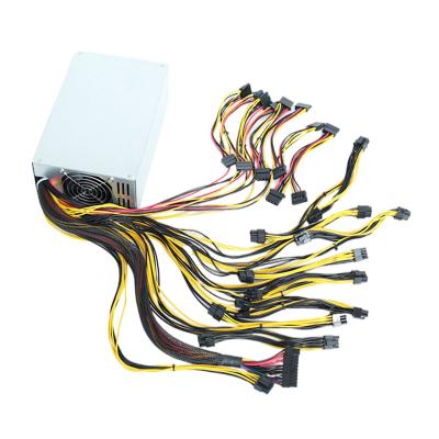 China Desktop PSU Pin Power Supply 12v 4 PSU PC Power Supply Computer Switching 8 GPU ATX 2000W for sale