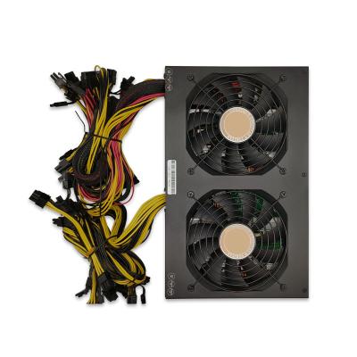 China 8 Hot Selling Support 6 GPU 8 GPU 12GPU PSU Power Supply. 12 GPU PC Power ATX 3600w 2400w 2000w 1600W 1800 Gold 90PLUS for sale