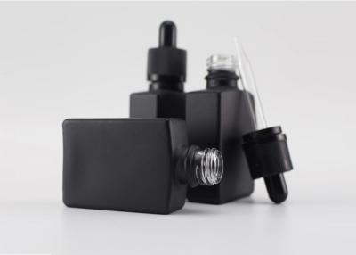 Китай Matte Black Essential Oil Container Rectangular With Child Resistant Cap продается