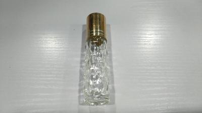 China 25.4mm Small Clear Essential Oil Bottles Plastic Solid Roller Ball FDA Certificate for sale