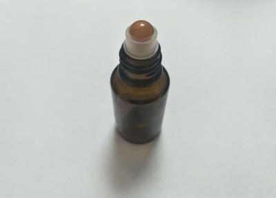 China Roll On Essential Oil Glass Bottles , 10ml Amber Glass Bottles For Essential Oils for sale