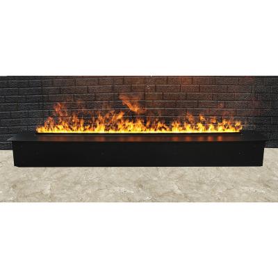 China 1500 Hotel Cassette RGB LED Version Atomization Fire Steamer Flat Panel Fireplace Smoke Flame Effect Water Vapor for sale