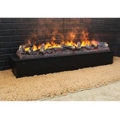 China Hotel Cassette 1000 Log Set Version Water Mist Fire Steam Fireplace Smoke Flame Effect for sale