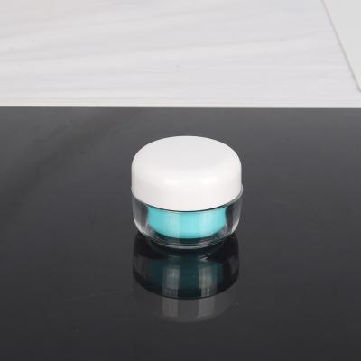 China Cosmetics factory direct sale 50g packaging skin care creams transparent frosted thick plastic jar with lid for sale