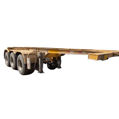 China Truck Trailer Made In China Top Quality 30t Heavy Container Transport Semi Trailer for sale