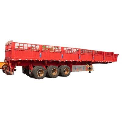 China Wholesale Factory Directly High Quality Stake 60t Steel Fence Trailer Truck Trailerv for sale