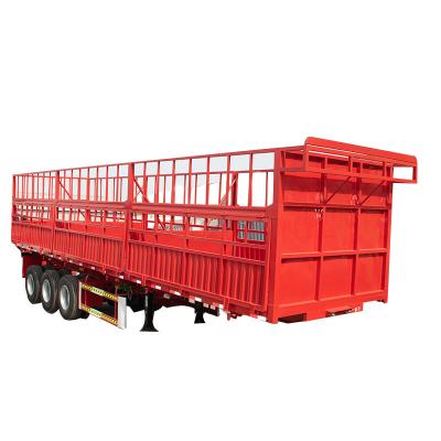 China High Quality Truck Trailer Durable Using Various Stake 3 Axles Barrier Semi Trailer For for sale