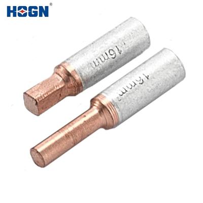 China Wire Connecting HOGN DTLP-35 Copper And Bimetallic Aluminum Wire Connecting Pin Lug for sale