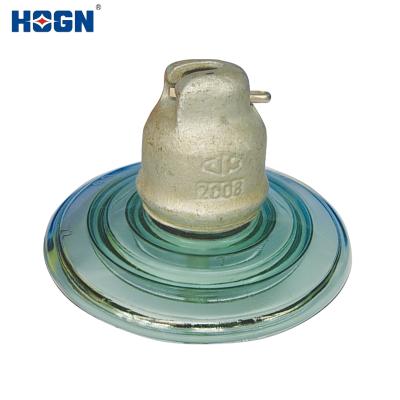 China HOGN Disc High Voltage High Voltage Glass Suspension Insulator (General Type) XP-70C XP-70 XP5-70 XP4-70 for sale