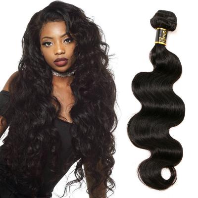 China Body Wave 9A Grade Hair Weave Bundles Unprocessed Double Virgin Body Wave Peruvian Pulled Hair for sale