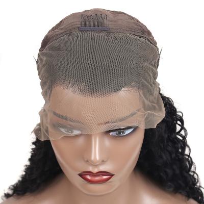 China Wholesale Deep Wave 10A Grade Deep Wave Wigs Hair HD Lace Front Wig Pre Plucked With Baby Hair for sale