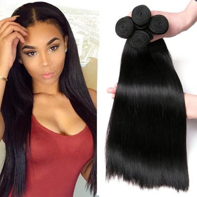 China Grade Silky Straight Virgin Brazilian Wave 11a Cuticle Aligned Hair Weave, Hair Extension Bundles, Peruvian Straight Natural Hair for sale