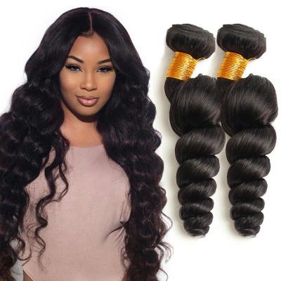 China Henan factory raw iRussian loose wave wavy hair bundle,free weave hair bundles,virgin loose wave remy hair extensions hair for sale