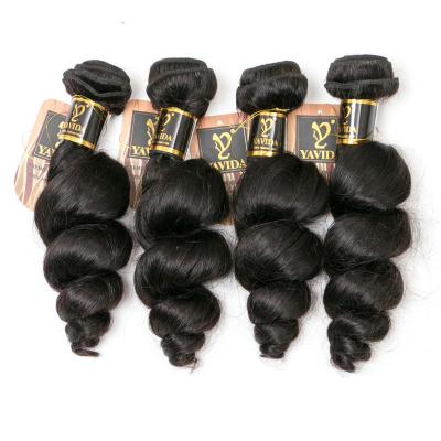 China Loose Wave Yavida Wholesale 10A Grade Brazilian Hair Bundles Loose Wave Hair 4 Bundles for sale