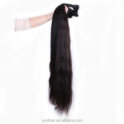 China new arrival good quality 18inch to 30inch grade real vrigin brazilian hair bulk braid with full cuticle YWD-SN003 for sale