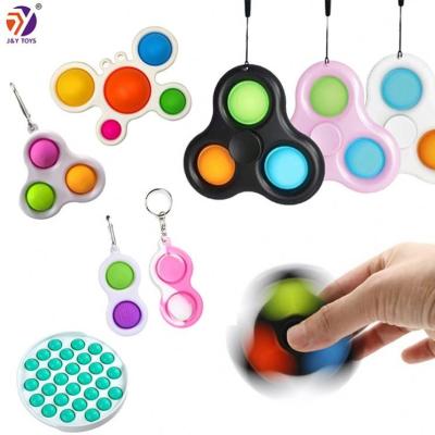 China Children's Toys Small Interactive Christmas Gifts Toy Unzip Soft Silicone Stress Reliever Push Noise Bubble Moving Person Toys For Kids Adults for sale