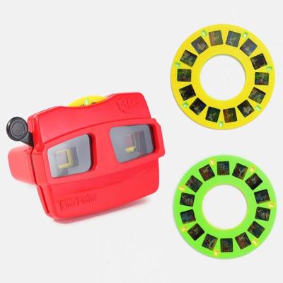 China Factory Direct Customized Interactive Children's Toys Educational Children Play Picture Reel Viewer 3D Camera Watch Key Toys With Picture Disc for sale