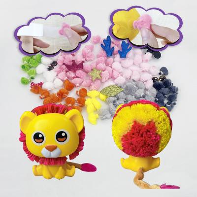 China 3D Toy Affix Stuffed Animal Plastic Doll DIY Toys Kids DIY Handmade Educational Toys Children Art And Crafts for sale