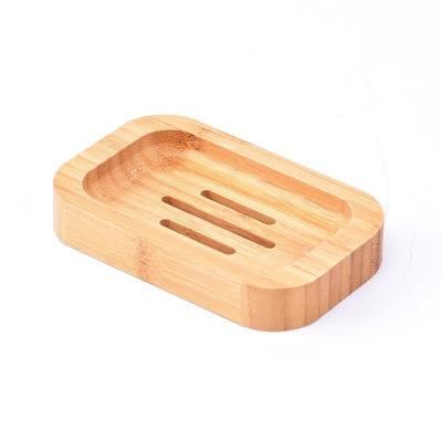 China Modern Natural Addreen Bamboo Soap Dish Holder Bamboo Soap Dish Box Bamboo Soap Holder for sale