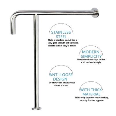 China Modern Cheap Price Hospital Shower Toilet Stainless Steel Grab Bar Sale Satin Wall Style Disabled Handle for sale