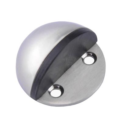 China Fantastic Easy Installation 304 Stainless Steel Half Moon Door Stopper DIY Mounted Self Adhesive Accessories for sale