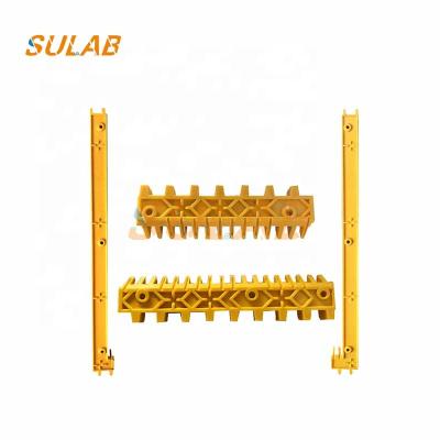 China Hotel Plastic Escalator Strip Yellow Insert Boundary Escalator Parts H01 H02 H03 H04 For Hyundai for sale