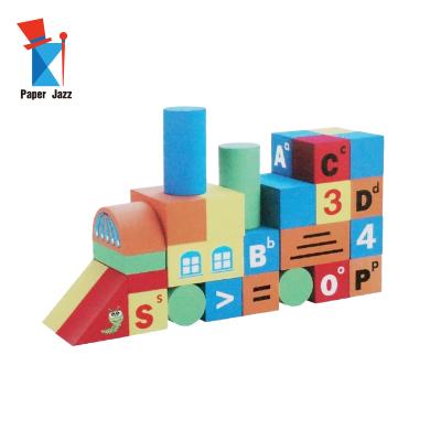 China Building Toy EVA Foam Material Pre School Educational Kid Toys Building Block Sets for sale