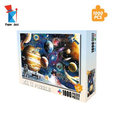 China DIY TOY Planets in Space DIY 1000 Piece Cardboard Mini Jigsaw Puzzle for Adults Puzzle Games for sale