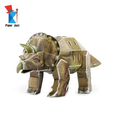 China DIY TOY World Of Dinosaurs Set Education Puzzle Cartoon Dinosaur Toys For Children for sale